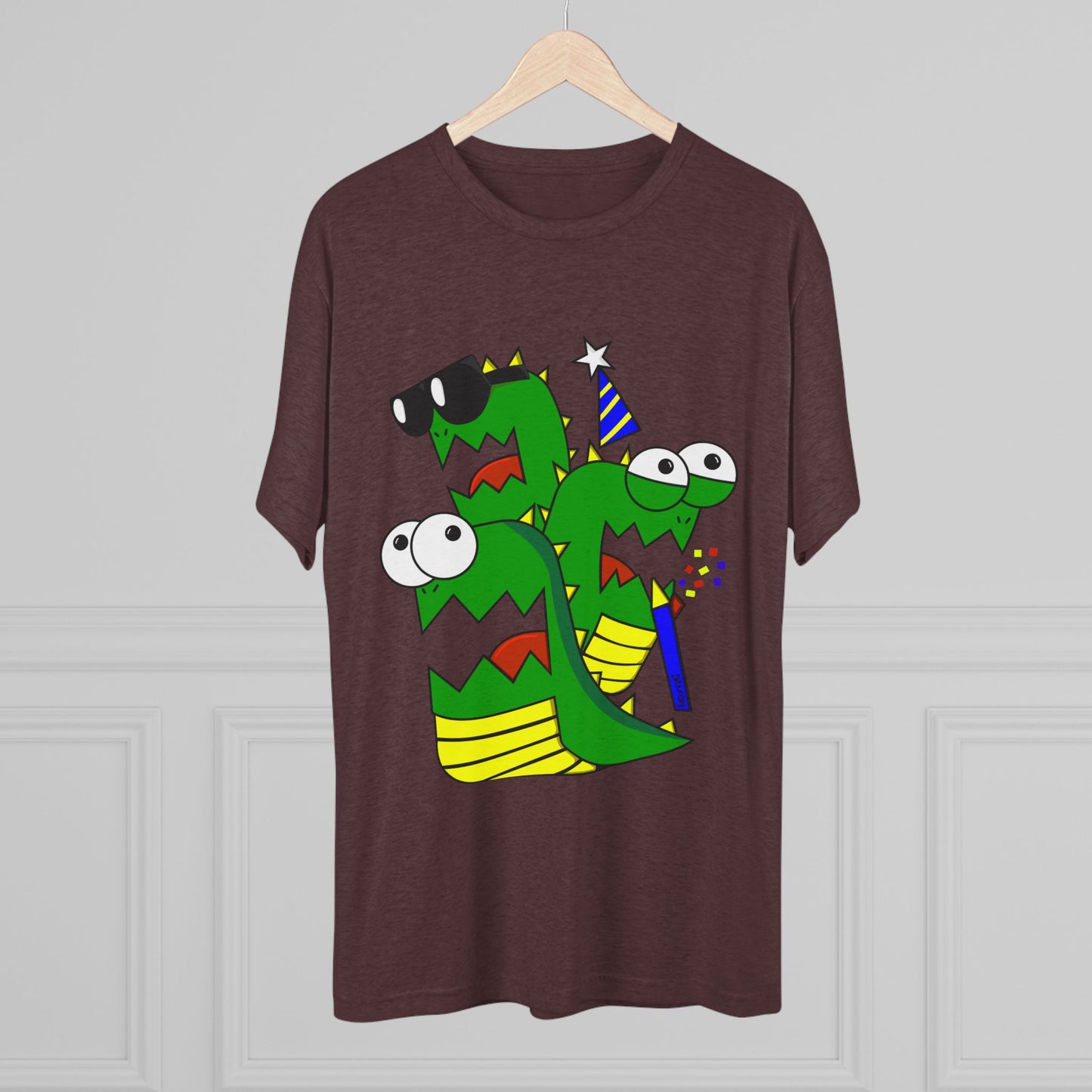 Unisex Tri-Blend Crew Tee (Larry the Snake thing)