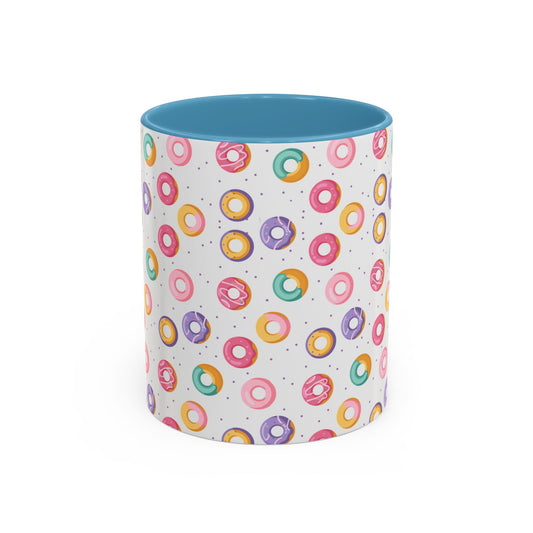 Accent Coffee Mug 11, 15oz (Donuts)