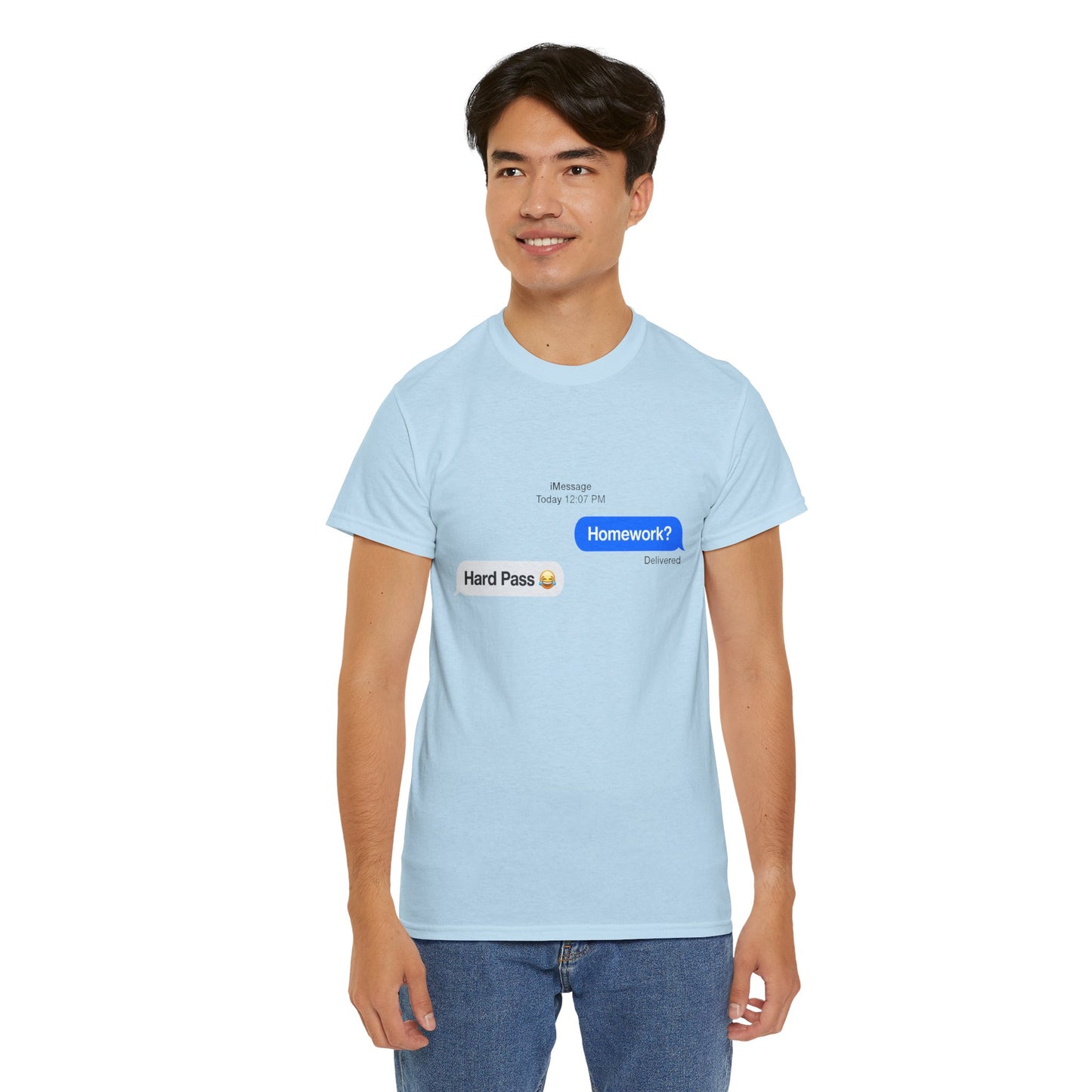 Unisex Heavy Cotton Tee (Homework? Hard Pass)