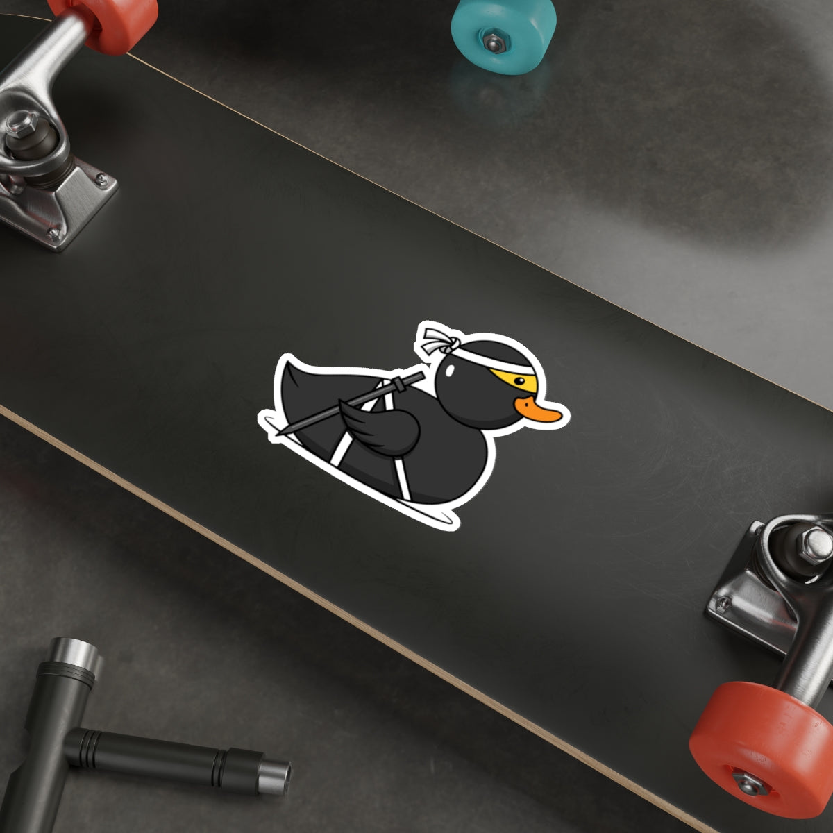 Die-Cut Stickers | Vibrant Art for Personalization (Ninja Duck)