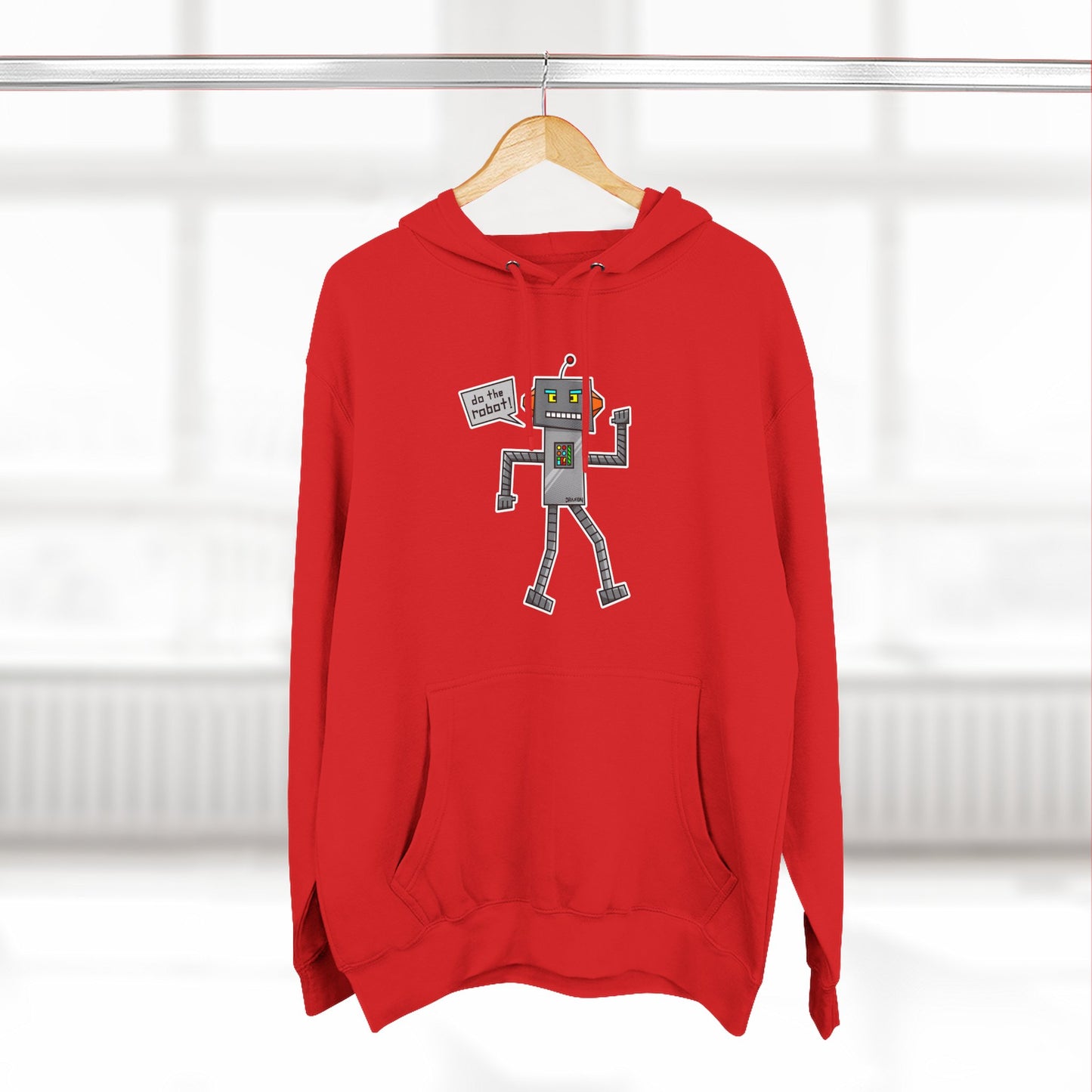 Three-Panel Fleece Hoodie (Do the Robot)