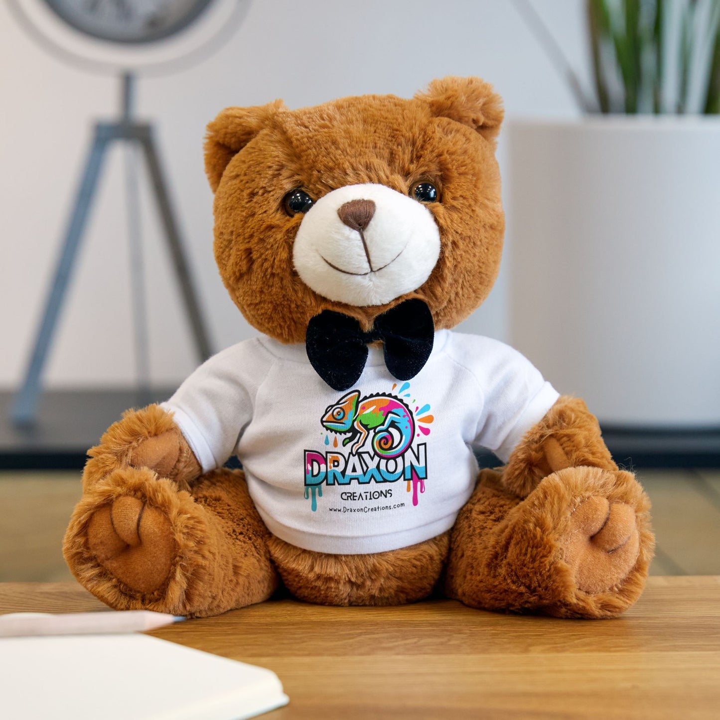 Teddy Bear with T-Shirt (DC Logo)
