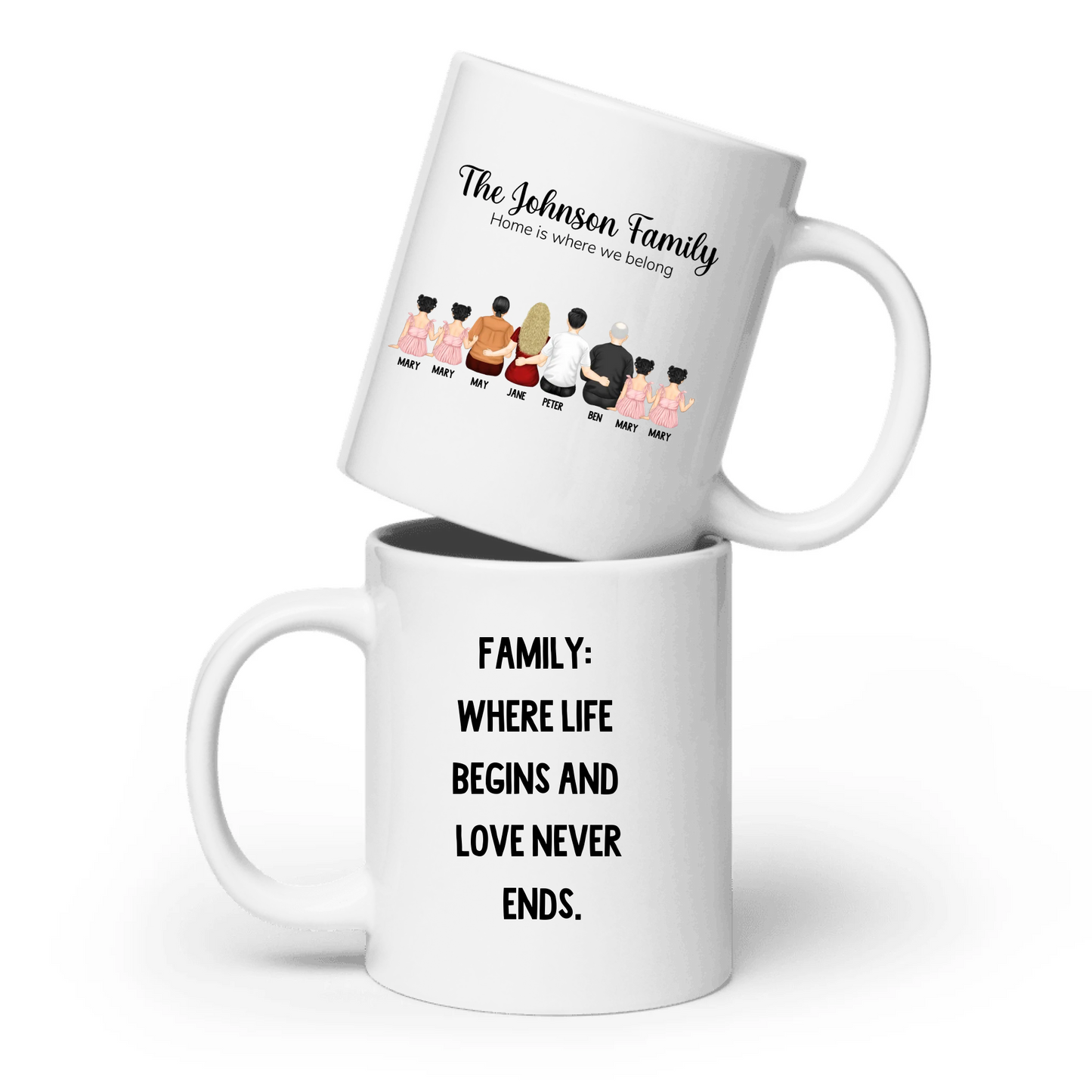 Grandparent Family Tree Mug