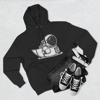 Three-Panel Fleece Hoodie (Astronaut Duck)