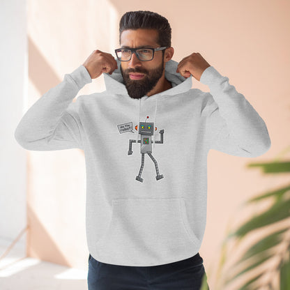 Three-Panel Fleece Hoodie (Do the Robot)
