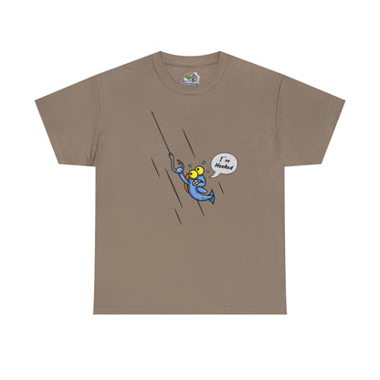 Unisex Heavy Cotton Tee (Fishing Hooked)