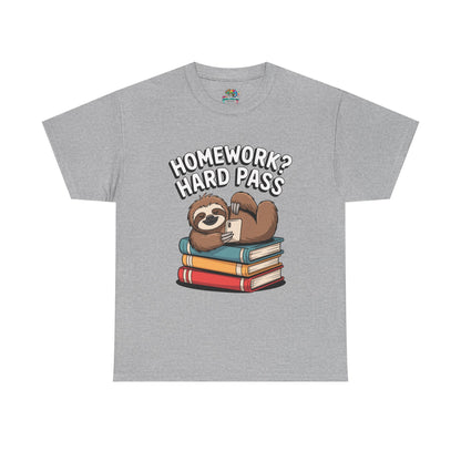 Unisex Heavy Cotton Tee (Homework? Hard Pass)