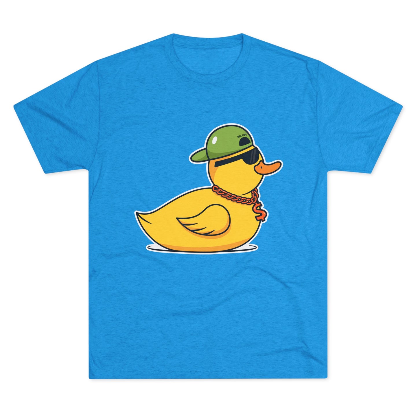 Unisex Tri-Blend Crew Tee (Ninja Duck)