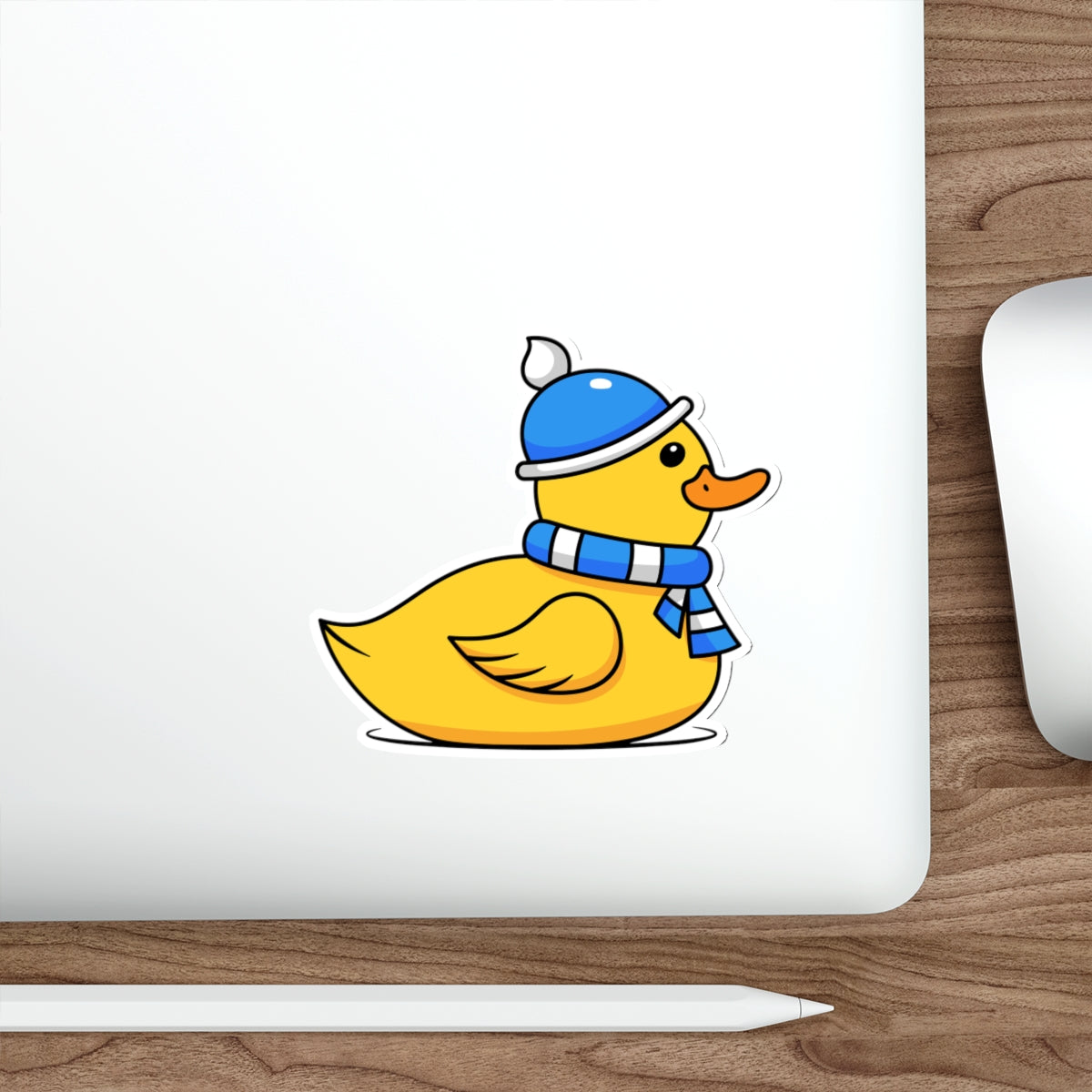 Die-Cut Stickers | Vibrant Art for Personalization (Chilly Duck)