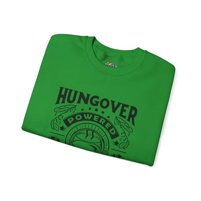 Unisex Heavy Blend™ Crewneck Sweatshirt (Hungover - Powered by Coffee)