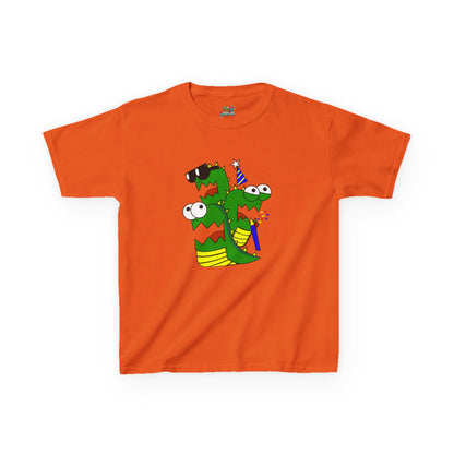 Kids Heavy Cotton T-Shirt (Larry the Snake thing)