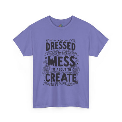 Unisex Heavy Cotton Tee (Dressed for the Mess)