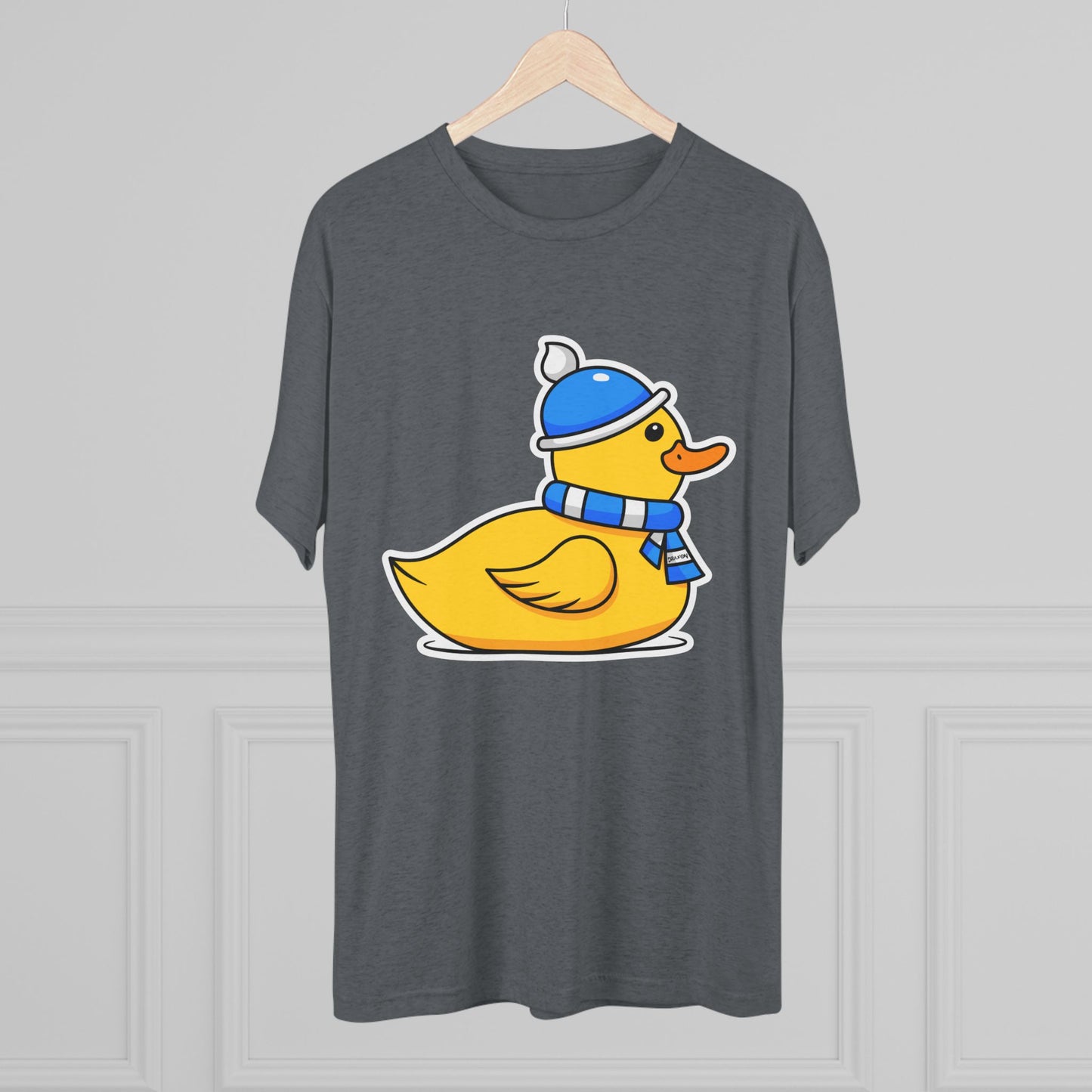 Unisex Tri-Blend Crew Tee (Chilly Duck)