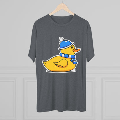 Unisex Tri-Blend Crew Tee (Chilly Duck)