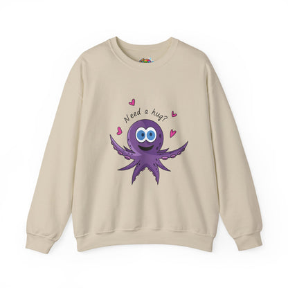 Unisex Heavy Blend™ Crewneck Sweatshirt (Octopus Hug)