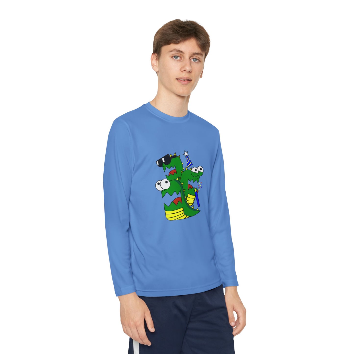 Youth Long Sleeve Competitor Tee (Larry the Snake thing)