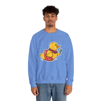 Unisex Heavy Blend™ Crewneck Sweatshirt (Tropical Duck)