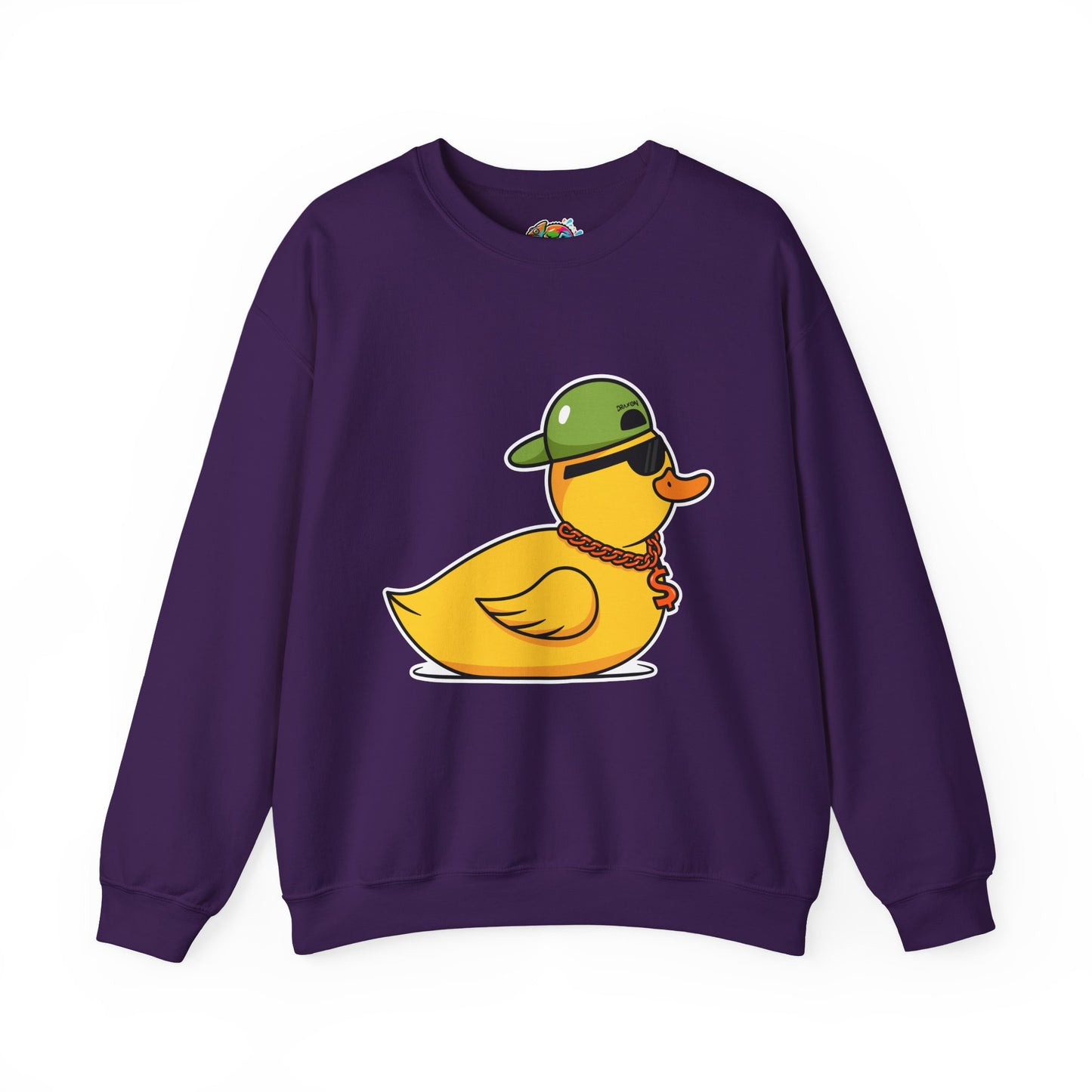 Unisex Heavy Blend™ Crewneck Sweatshirt (Gangster Duck)