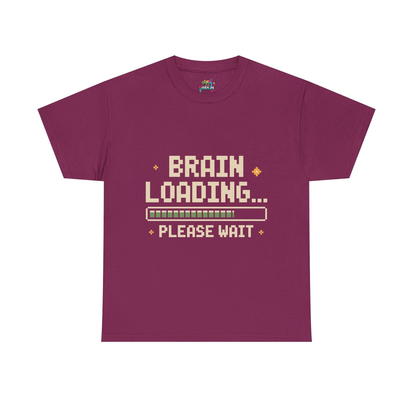 Unisex Heavy Cotton Tee (Brain Loading...Please Wait)