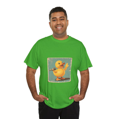 Unisex Heavy Cotton Tee (Karaoke Duck)