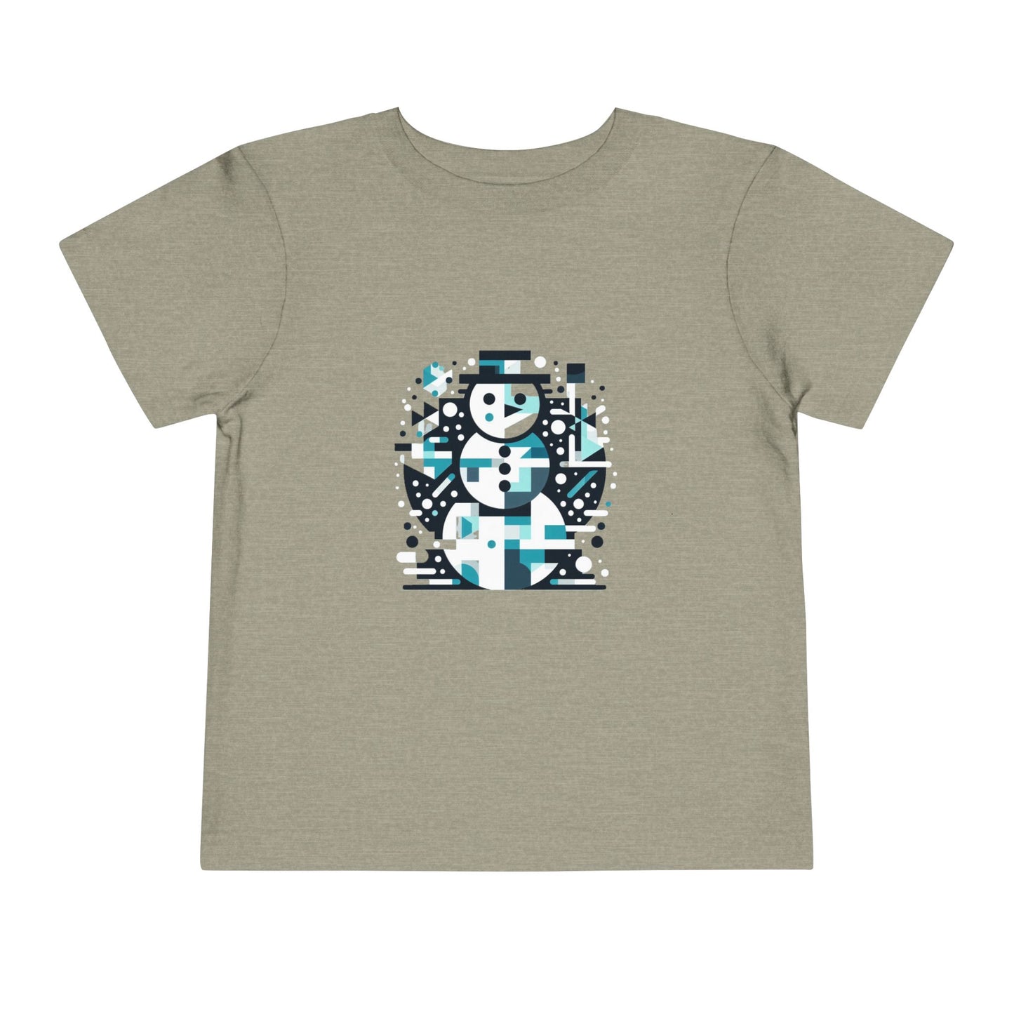 Toddler Short Sleeve Tee (Abstract Snowman)