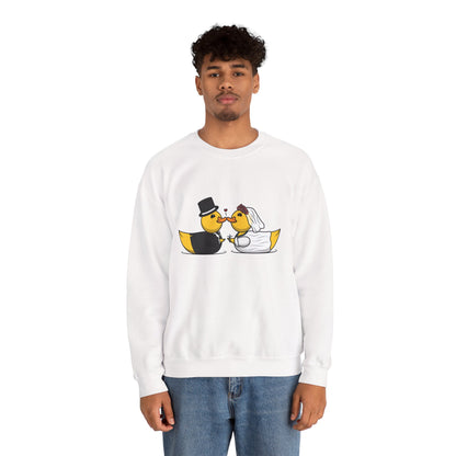Unisex Heavy Blend™ Crewneck Sweatshirt (Wedding Ducks)