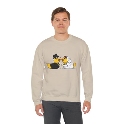 Unisex Heavy Blend™ Crewneck Sweatshirt (Wedding Ducks)