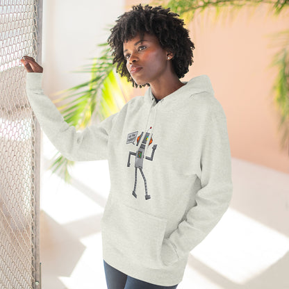 Three-Panel Fleece Hoodie (Do the Robot)