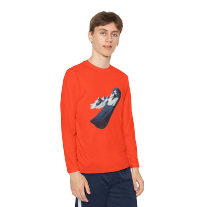 Youth Long Sleeve Competitor Tee (Mountain Snowboard)