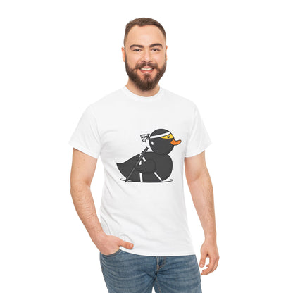 Unisex Heavy Cotton Tee (Ninja Duck)