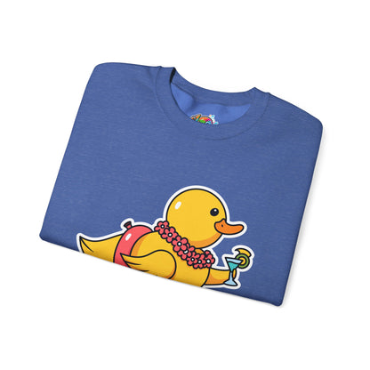 Unisex Heavy Blend™ Crewneck Sweatshirt (Tropical Duck)