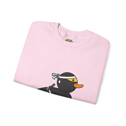 Unisex Heavy Blend™ Crewneck Sweatshirt (Ninja Duck)