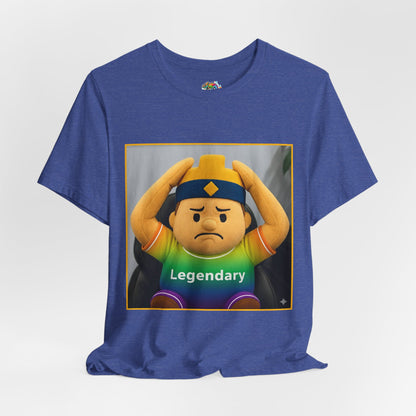 Legendary Tee - Casual Unisex Jersey Short Sleeve Shirt with Playful Design (CLASH)