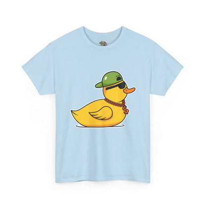 Unisex Heavy Cotton Tee (Gangster Duck)