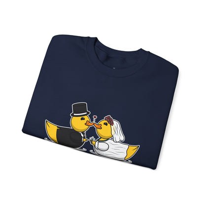 Unisex Heavy Blend™ Crewneck Sweatshirt (Wedding Ducks)