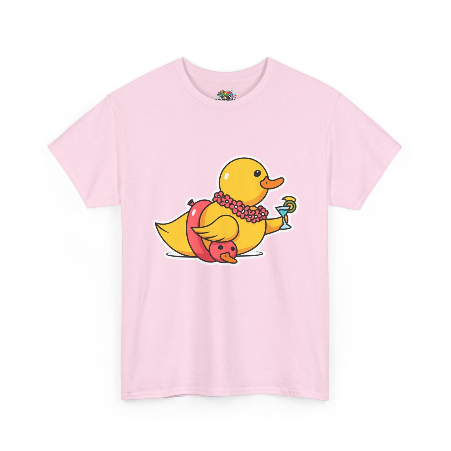 Unisex Heavy Cotton Tee (Tropical Duck)