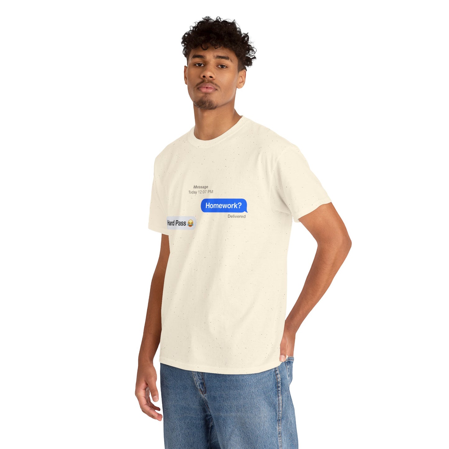 Unisex Heavy Cotton Tee (Homework? Hard Pass)