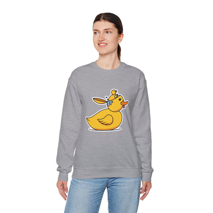 Unisex Heavy Blend™ Crewneck Sweatshirt (Duck Bird Brain)