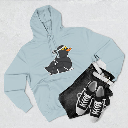 Three-Panel Fleece Hoodie (Ninja Duck)