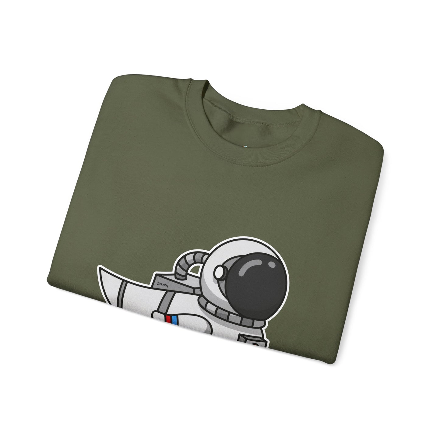 Unisex Heavy Blend™ Crewneck Sweatshirt (Astronaut Duck)