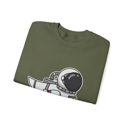 Unisex Heavy Blend™ Crewneck Sweatshirt (Astronaut Duck)