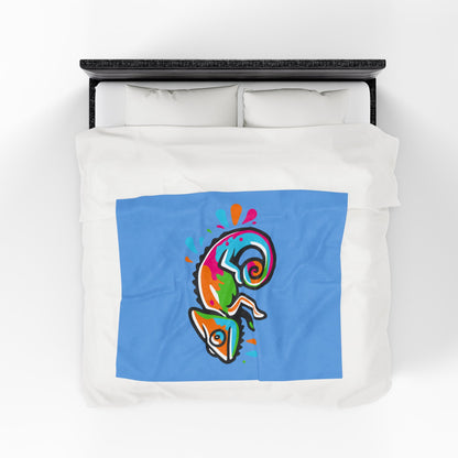 Velveteen Plush Blanket (DC Logo)