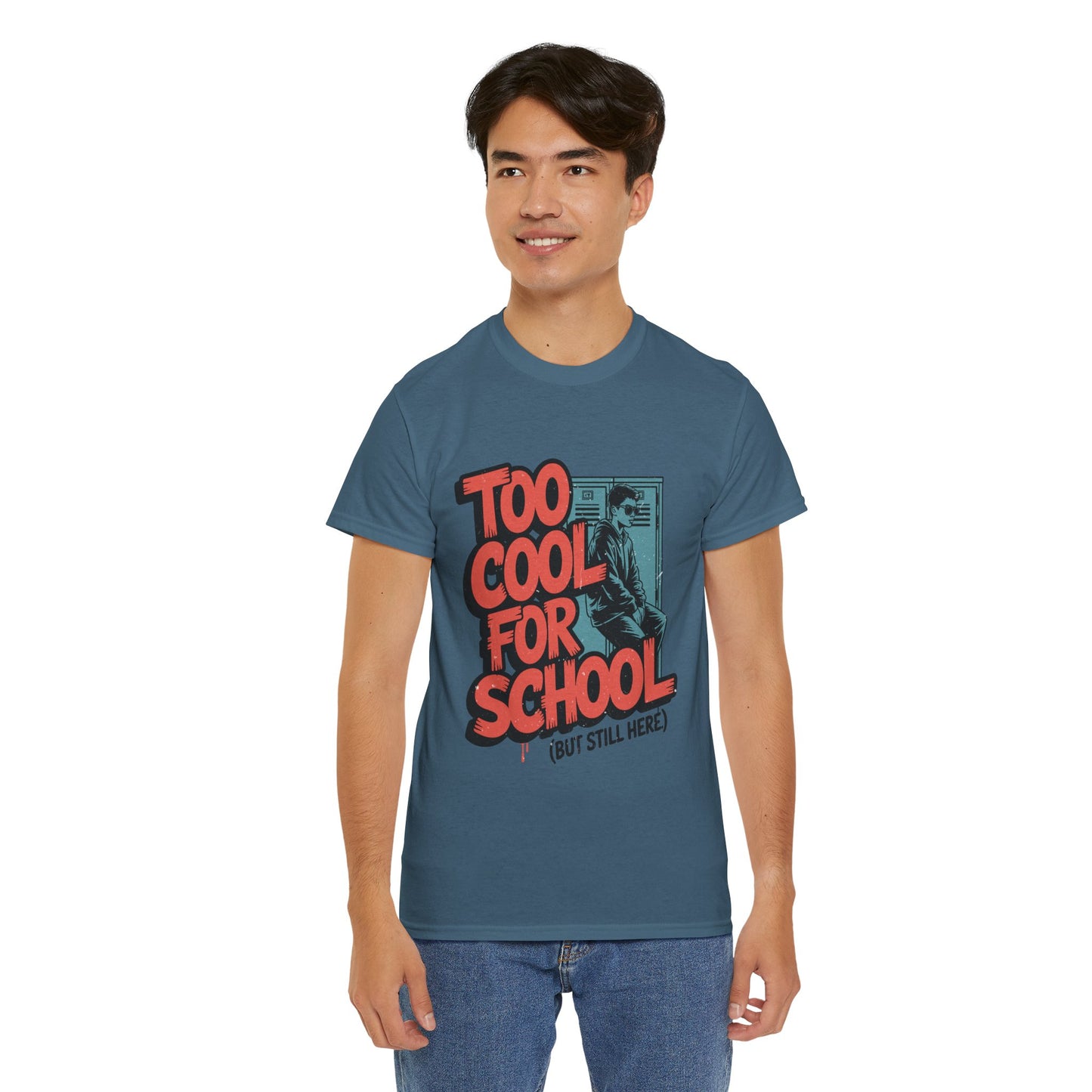 Unisex Heavy Cotton Tee (Too Cool For School)