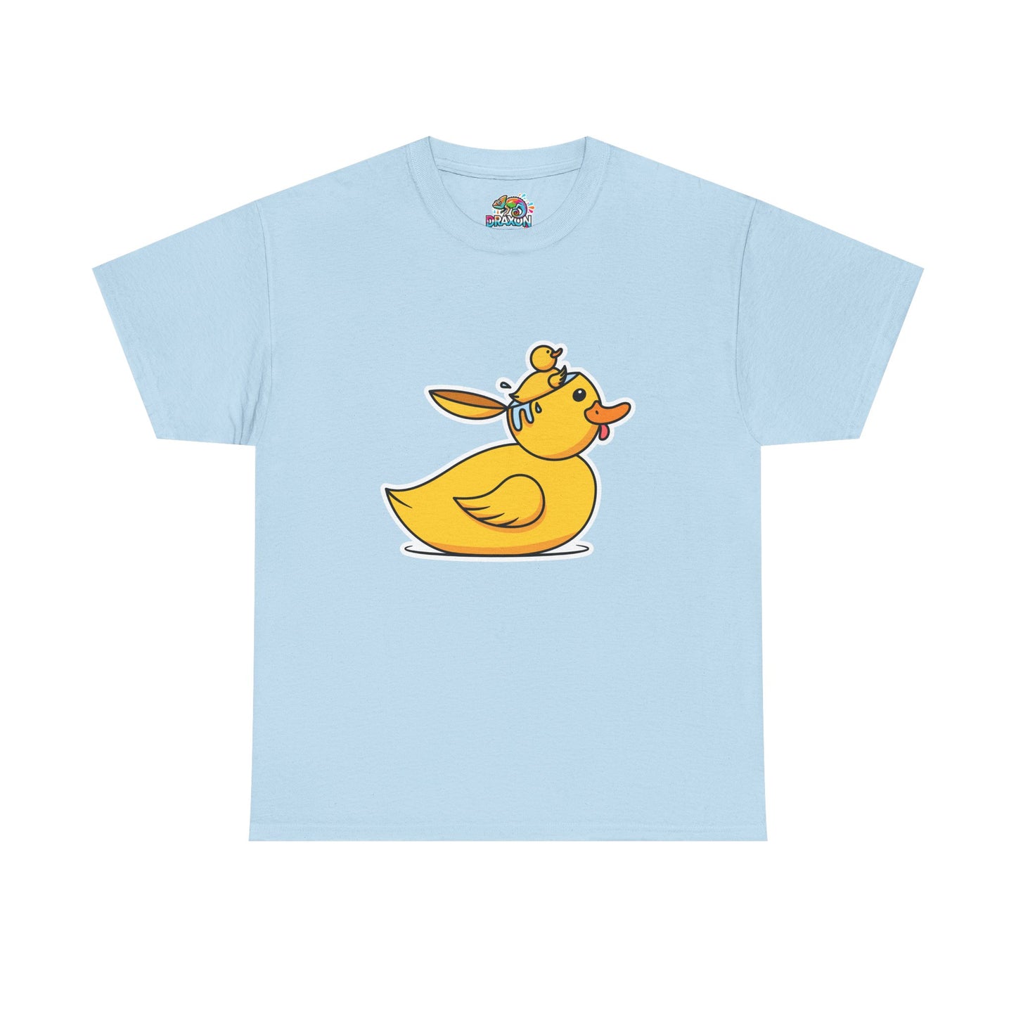 Unisex Heavy Cotton Tee (Duck Bird Brain)