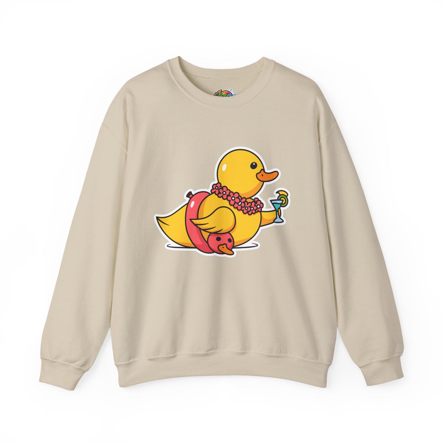 Unisex Heavy Blend™ Crewneck Sweatshirt (Tropical Duck)