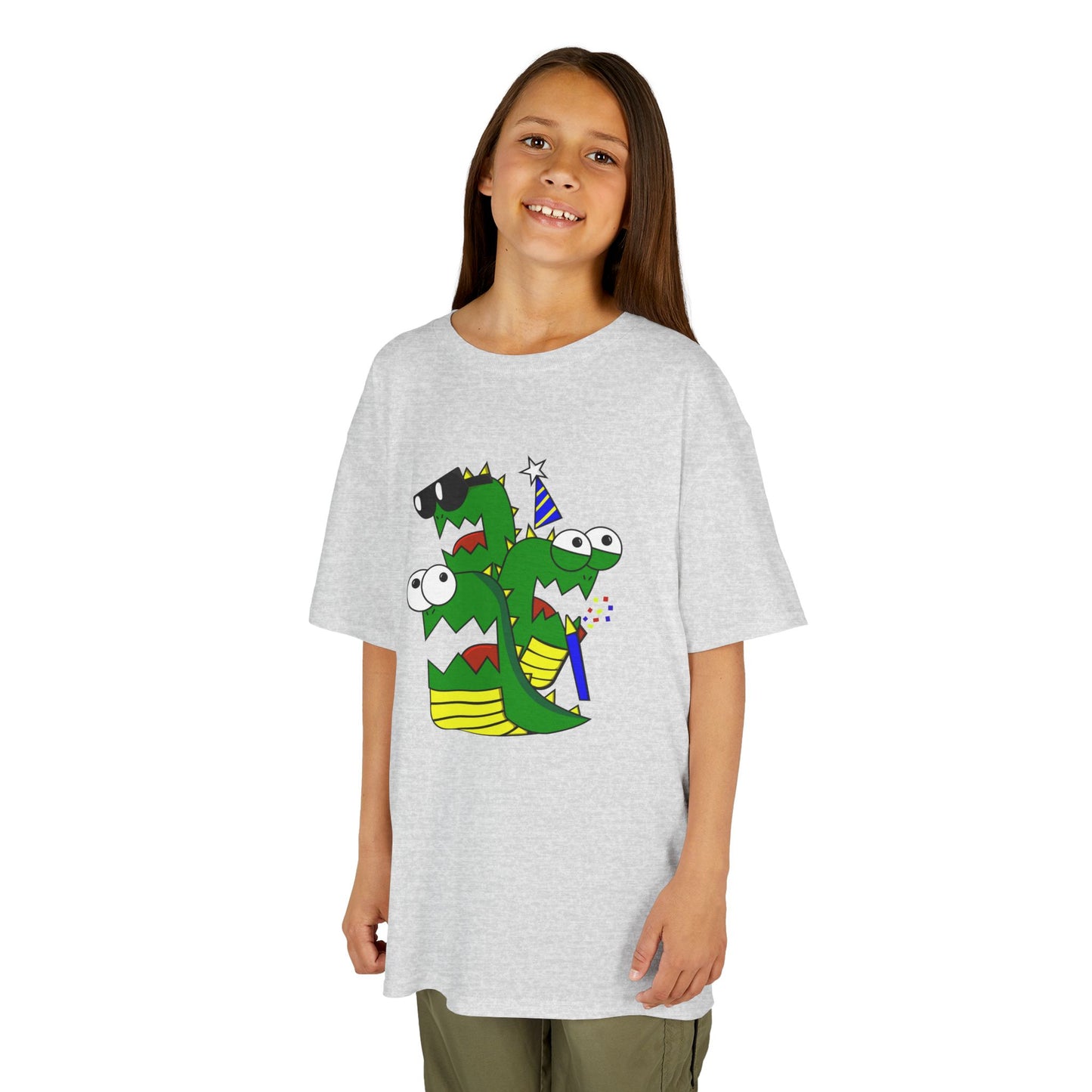 Kids Heavy Cotton T-Shirt (Larry the Snake thing)