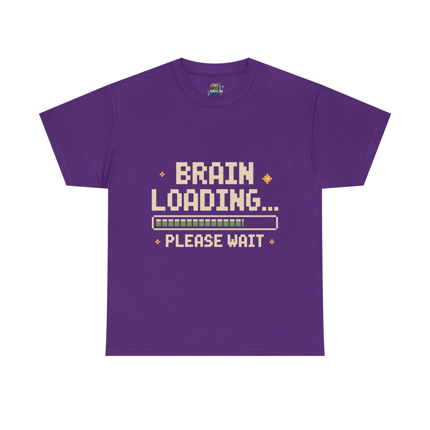 Unisex Heavy Cotton Tee (Brain Loading...Please Wait)