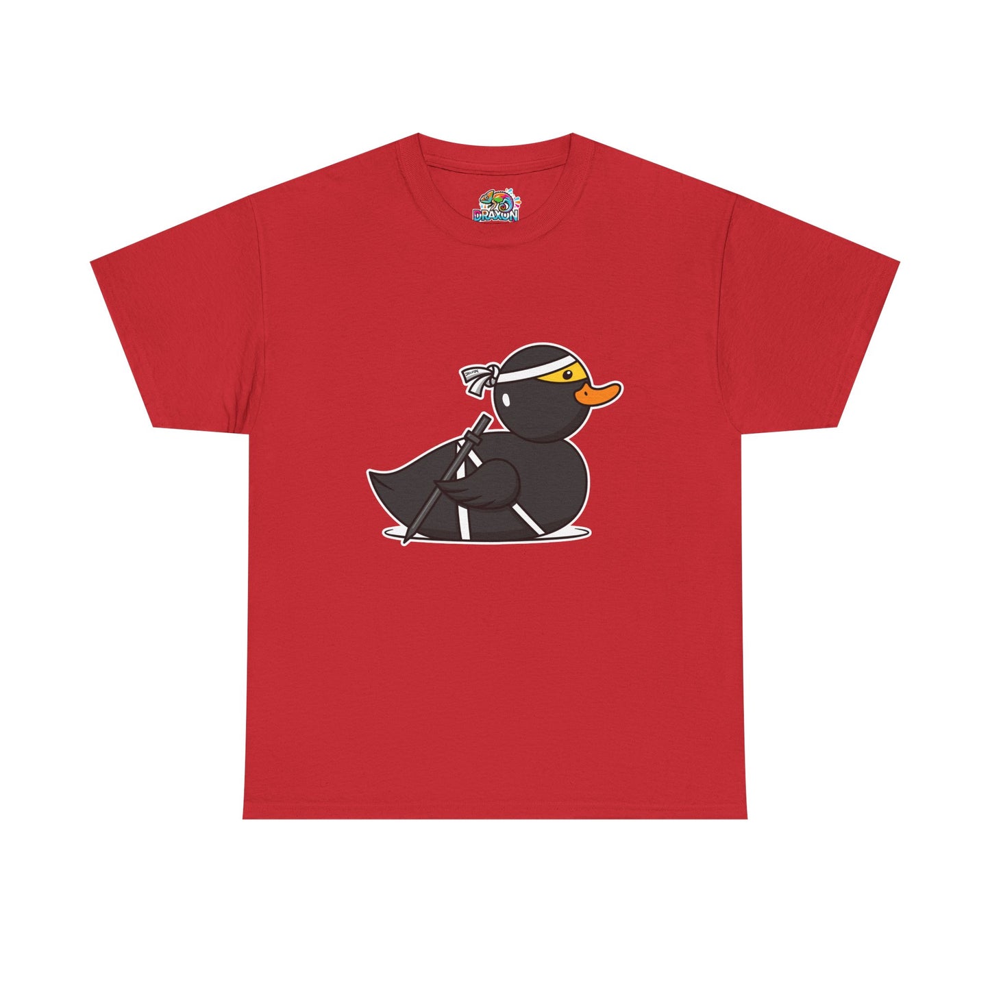Unisex Heavy Cotton Tee (Ninja Duck)