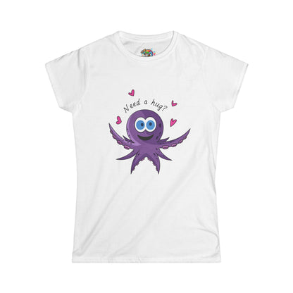 Women's Softstyle Tee (Octopus Hug)
