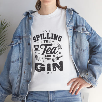 Unisex Heavy Cotton Tee (Spill Tea & Gin)